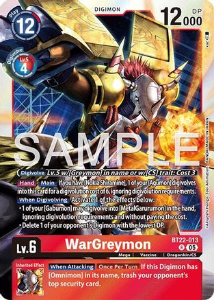 WarGreymon - BT22-013