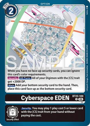 Cyberspace EDEN - BT22-100