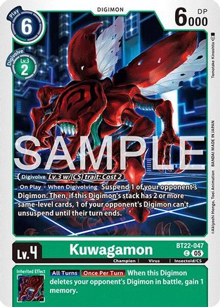 Kuwagamon - BT22-047