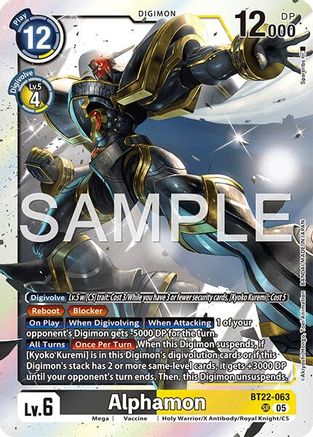 Alphamon - BT22-063