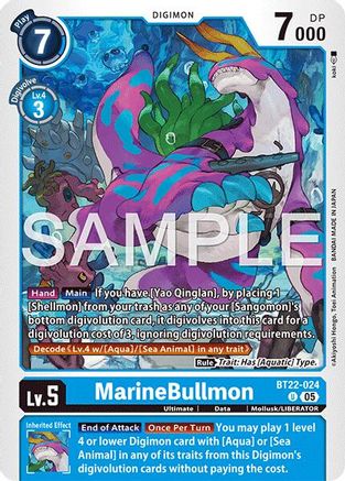 MarineBullmon - BT22-024