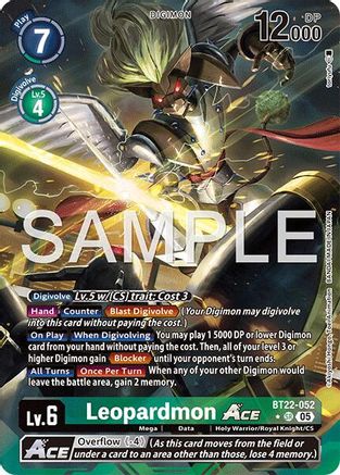 Leopardmon ACE (Alternate Art) - BT22-052
