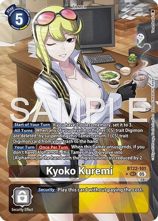 Kyoko Kuremi (Alternate Art) - BT22-101