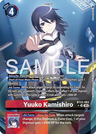 Yuuko Kamishiro (Alternate Art) - BT22-083