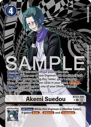 Akemi Suedou (Alternate Art) - BT22-095
