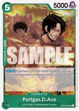 Portgas.D.Ace (Judge Pack Vol. 6) - OP09-035 - Uncommon