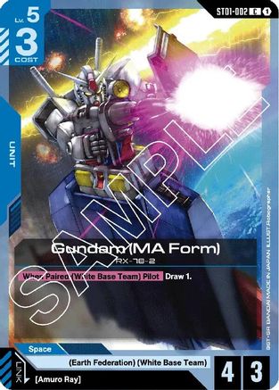 Gundam (MA Form) - ST01-002 - C