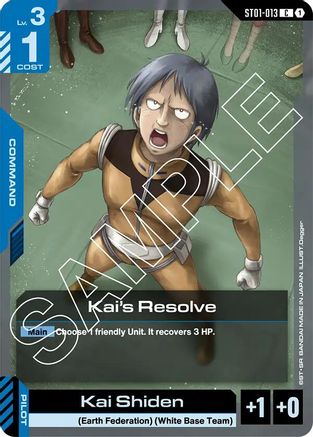 Kai's Resolve - ST01-013 - C