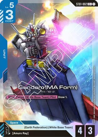 Gundam (MA Form) - ST01-002 - C+ (Parallel)