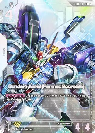 Gundam Aerial (Permet Score Six) - ST01-006 - LR+ (Parallel)