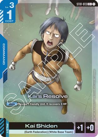 Kai's Resolve - ST01-013 - C+ (Parallel)