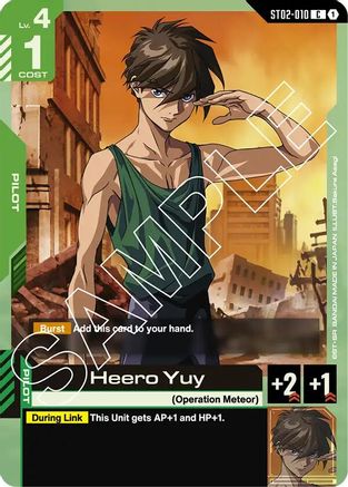 Heero Yuy - ST02-010 - C