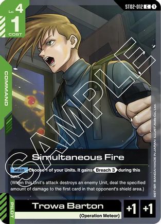 Simultaneous Fire - ST02-012 - C