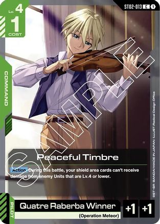Peaceful Timbre - ST02-013 - C