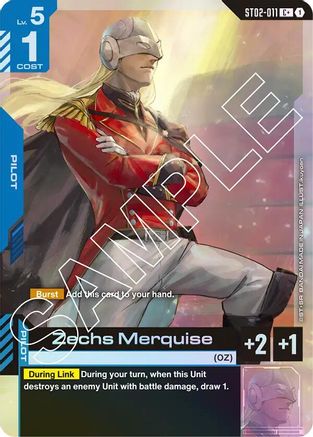 Zechs Merquise - ST02-011 - C+ (Parallel)