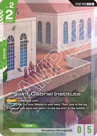 Saint Gabriel Institute - ST02-015 - C+ (Parallel)