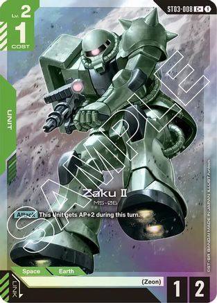 ZakuⅡ - ST03-008 - C+ (Parallel)