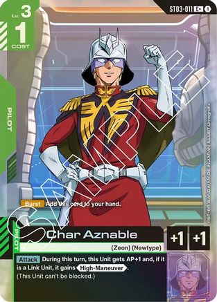 Char Aznable - ST03-011 - C+ (Parallel)
