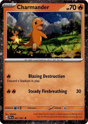 Charmander - 007/091 - Common - Holofoil