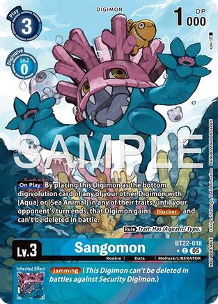 Sangomon (Box Topper) - BT22-018