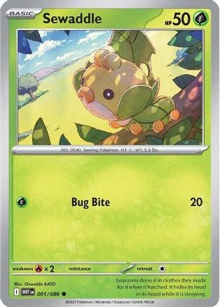 Sewaddle - 001/086 - Common