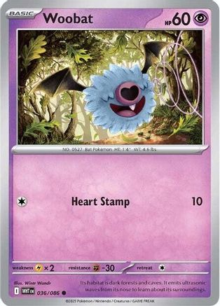 Woobat - 036/086 - Common