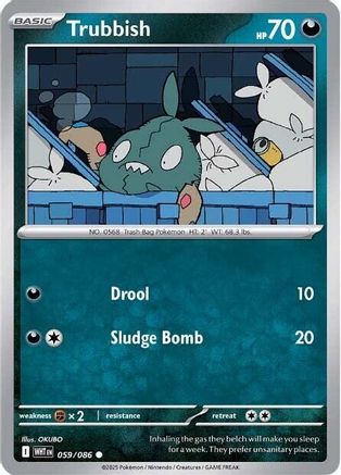 Trubbish - 059/086 - Common - Reverse Holofoil
