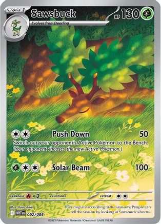 Sawsbuck - 092/086 - Illustration Rare