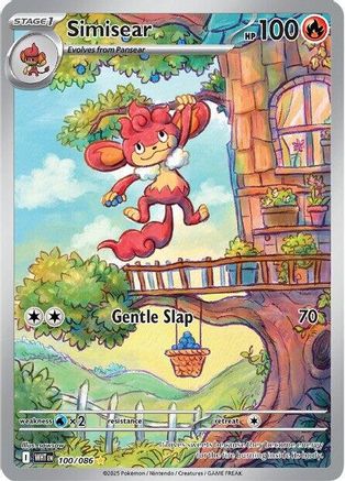 Simisear - 100/086 - Illustration Rare