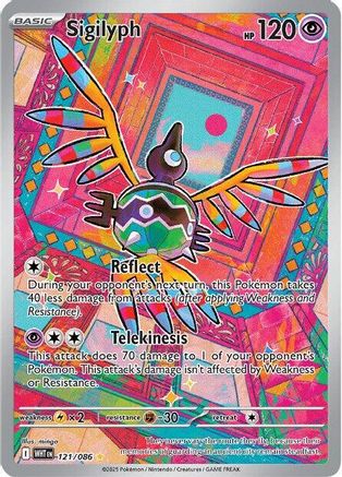 Sigilyph - 121/086 - Illustration Rare