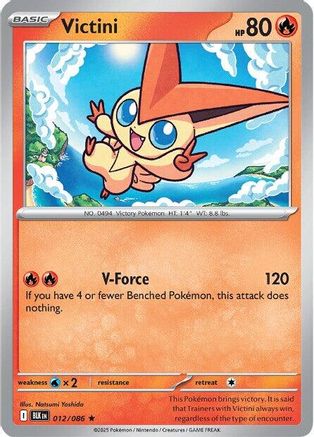 Victini - 012/086 - Rare - Holofoil
