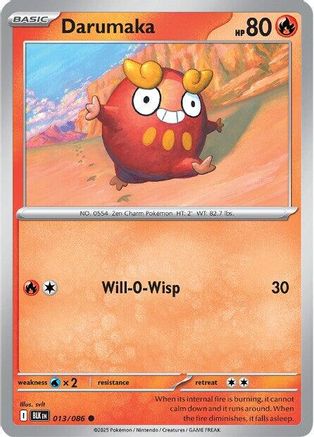 Darumaka - 013/086 - Common - Reverse Holofoil
