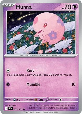 Munna - 035/086 - Common - Reverse Holofoil