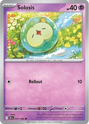 Solosis - 037/086 - Common - Reverse Holofoil