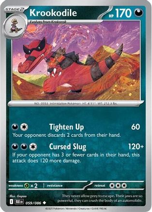Krookodile - 059/086 - Uncommon - Holofoil