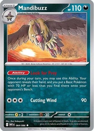 Mandibuzz - 064/086 - Uncommon - Reverse Holofoil