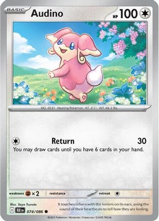 Audino - 074/086 - Common - Reverse Holofoil