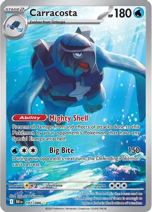 Carracosta - 107/086 - Illustration Rare