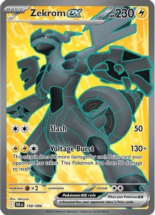 Zekrom ex - 158/086 - Full Art
