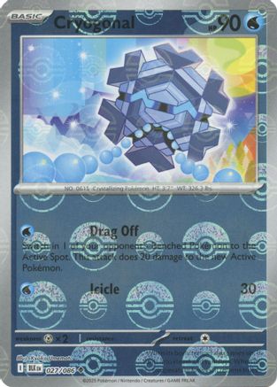Cryogonal (Poke Ball Pattern) - 027/086 - Uncommon - Holofoil
