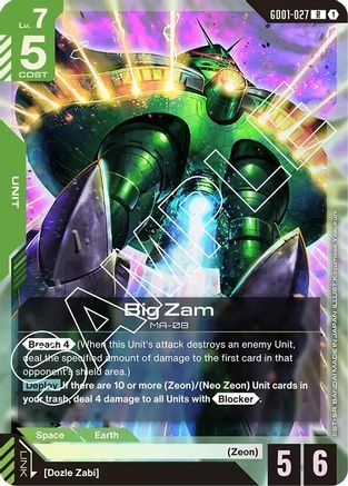Big Zam - GD01-027 - R