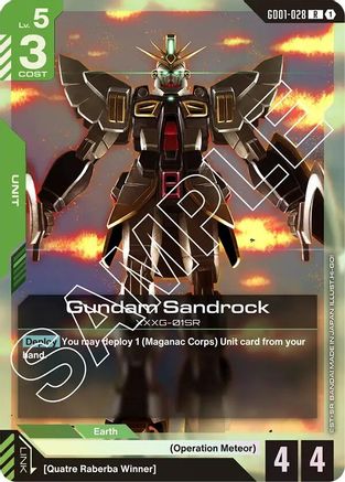 Gundam Sandrock - GD01-028 - R