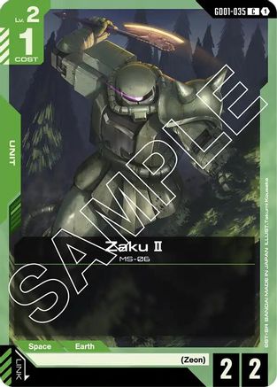 Zaku Ⅱ - GD01-035 - C