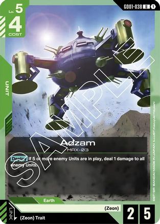 Adzam - GD01-038 - U