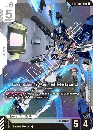Gundam Aerial Rebuild - GD01-067 - LR