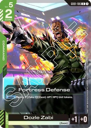Fortress Defense - GD01-106 - R