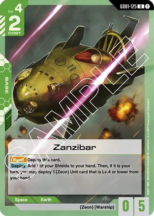 Zanzibar - GD01-125 - U