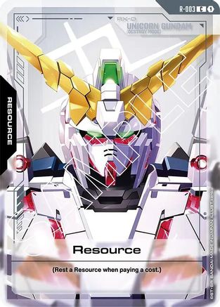 Resource (Unicorn Gundam - Destroy Mode) - R-003 - C