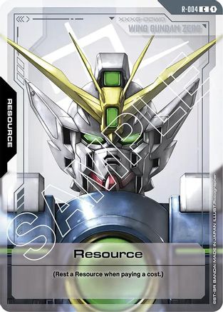 Resource (Wing Gundam Zero) - R-004 - C