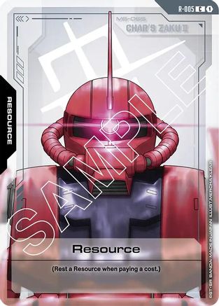 Resource (Char's Zaku Ⅱ) - R-005 - C